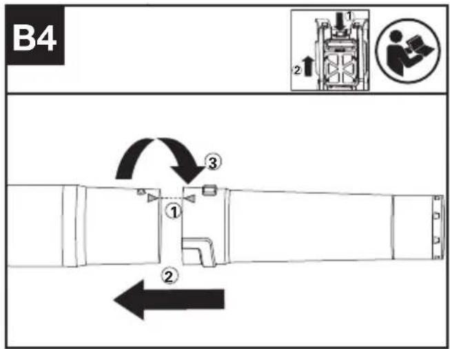 KRESS KC500.9 - Påsæt en hjæelpedyse (se fig. B4) - 1