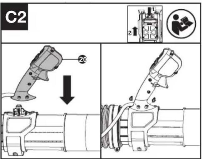 KRESS KC500.9 - Assemble the blower tube - 6