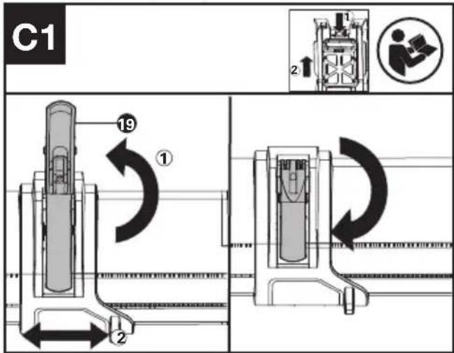 KRESS KC500.9 - Assembler le tube de la souffleuse - 5