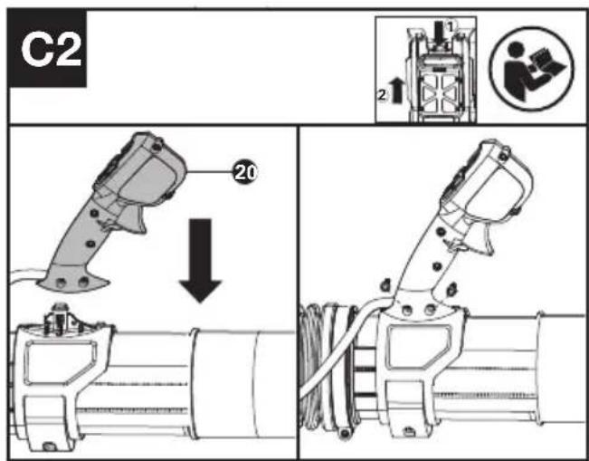 KRESS KC500.9 - Montaje de la boquilla auxiliar (véase la fig. B4) - 3