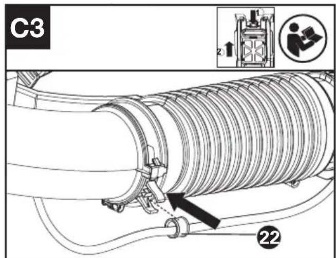 KRESS KC500.9 - Puhallinputken kokoaminen - 7
