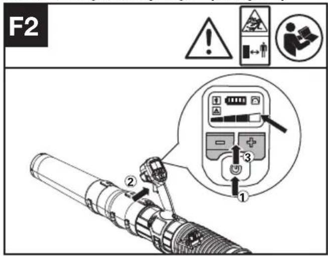 KRESS KC500.9 - Juster hastighedsstyringen (se fig. F2) - 1