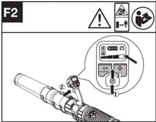 KRESS KC500.9 - Adjust the speed control (See Fig. F2) - 1