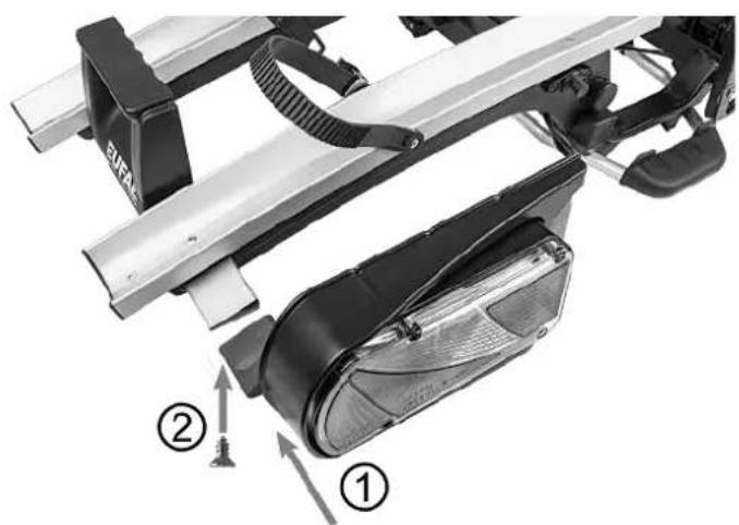 Eufab FINCH 11584 - Dommages matériels ou corporels en cas de perte du porte-vélos lors du déplacement. - 2