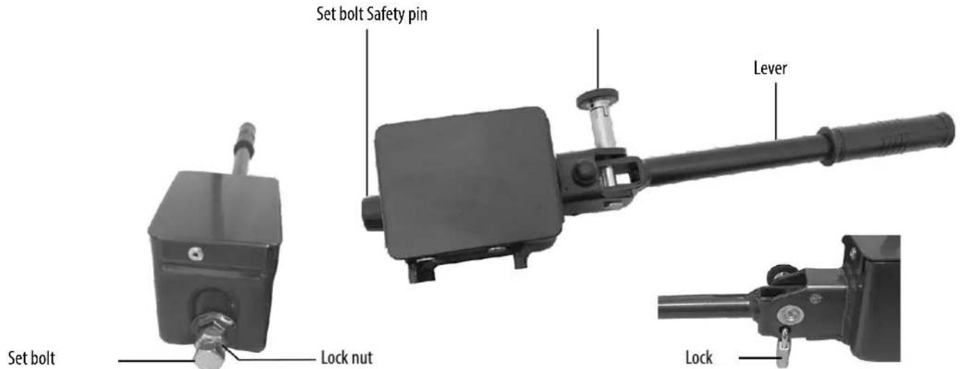 Eufab FINCH 11584 - MOUNTING THE BICYCLE RACK ON THE TRAILER HITCH - 1
