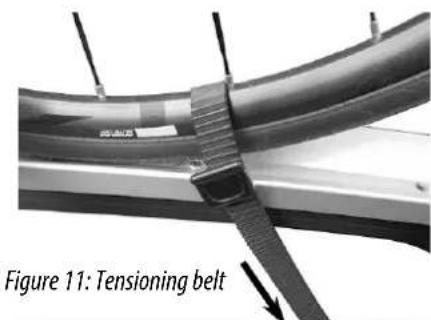 Eufab FINCH 11584 - The frame holder may cause minor pressure points on the bicycle frame and damages to the paintwork. Protect the bicycle frame, for example, using protective film - 1