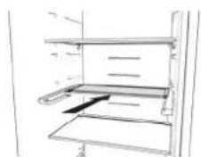 HOTPOINT HAFC9 TA44SX H - Opklapbaar schap\* - 2