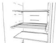 HOTPOINT HAFC9 TA44SX H - Klappbare Ablage\* - 1