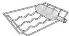 HOTPOINT HAFC9 TA44SX H - BANDEJA PARA HUEVOS BANDEJA PARA HIELO BOTELLERO ESTANTE PLEGABLE - 3