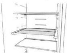 HOTPOINT HAFC9 TA44SX H - Estante plegable\* - 1