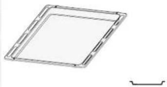 WHIRLPOOL OMR58RR0X - ROOSTER DRUIPPLAAT \* BAKPLAAT \* SCHUIFRAILS \* - 3
