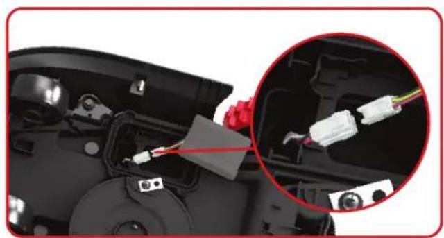 KRESS Mission 1500 KR122E - Hvis du har brug for at udskifte batteriet, skal du folge disse trin: - 3