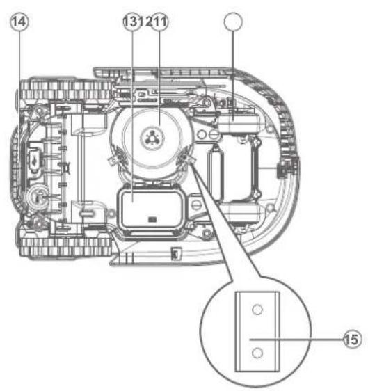 KRESS Mission 1500 KR122E - Componenti del robot tosaerba - 2
