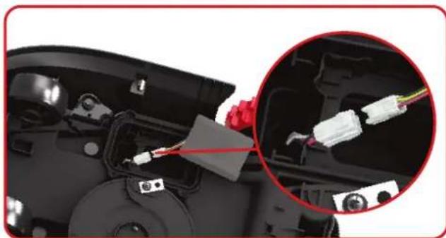 KRESS Mission 1500 KR122E - Nár du skal bytte batteriet, følger du disse trinnene: - 3