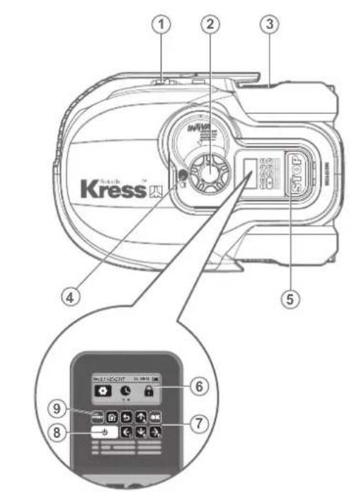 KRESS Mission 1500 KR122E - K部件ist - 1