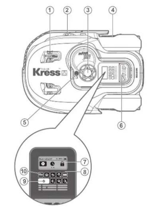 KRESS Mission 1500 KR122E - Lista de componentes - 1