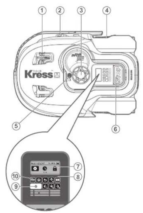 KRESS Mission 1500 KR122E - Component list - 1
