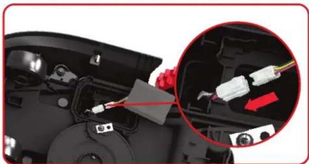 KRESS Mission 1500 KR122E - Si vous devez changer la batterie, précédez de la manière suivante. - 3