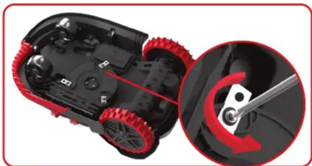 KRESS Mission 1000 KR120E - Sostituire le lame - 1