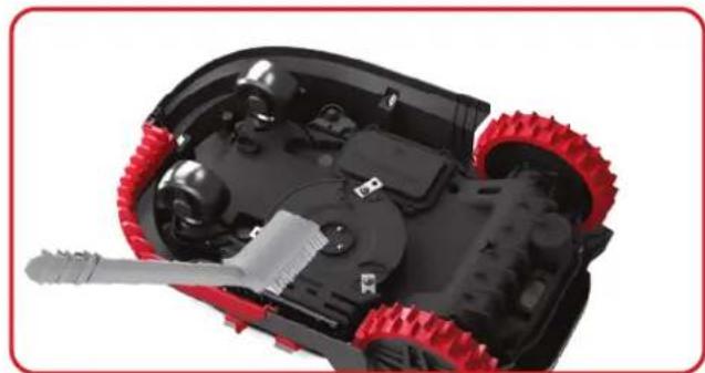 KRESS Mission 1000 KR120E - Byta ut bladen - 2