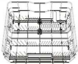 WHIRLPOOL W8I HF58 TUS - NEDRE KURV - 1