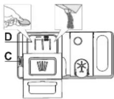 WHIRLPOOL W8I HF58 TUS - ENCHER O DISTRIBUIDOR DE DETERGENTE - 1