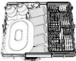 WHIRLPOOL W8I HF58 TUS - TOP RACK - 1