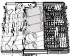 Technical diagram of a mechanical assembly with labeled parts and components