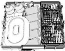 WHIRLPOOL W8I HF58 TUS - ∅VRE KURV - 1