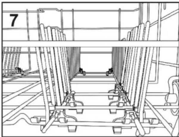 HOOVER HF 5C4F0PW - Foldable racks (only on some models) - 2