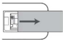 HISENSE AX3100G - Replace the Remote Control Battery - 1