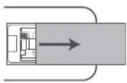HISENSE AX3100G - Batterien der Fernbedienung austauschen - 1