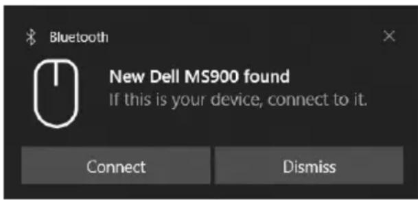 DELL MS900 - Appairage d'un deuxième périphérique via Bluetooth - 1