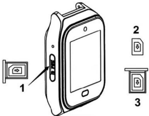 TECHNAXX 4G Kids-Watch - Installer la carte SIM - 1