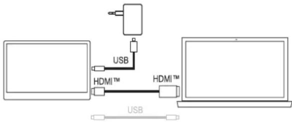 Renkforce RF-PM-300 - Videoverbinding via HDMI - 1