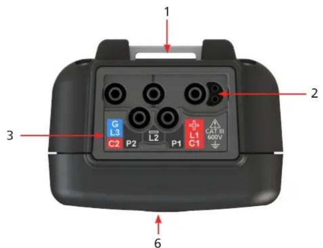 Megger MTR105 - Vue du dessus du MTR105 - 1