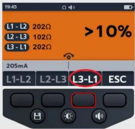 Megger MTR105 - Continuite des 3 phases - 9