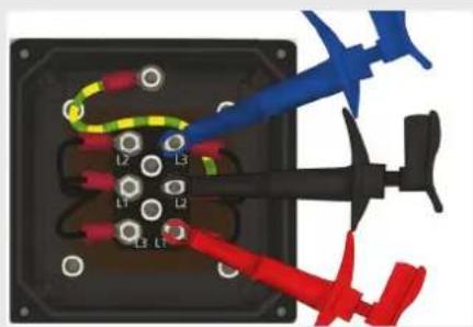 Megger MTR105 - Sens de rotation du moteur - 3