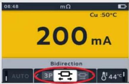 Megger MTR105 - Auto Single direction test - 17