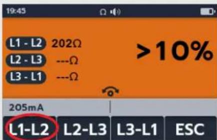 Megger MTR105 - Continuite des 3 phases - 6