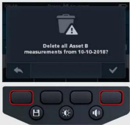 Megger MTR105 - Suppression d' éléments au sein d'un actif - 5