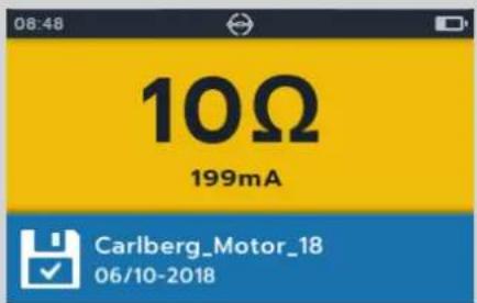 Megger MTR105 - Test unidirectionnel manuel - 6