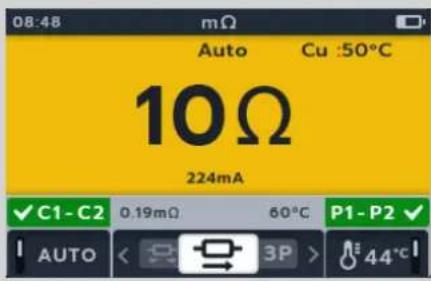Megger MTR105 - Auto Single direction test - 5