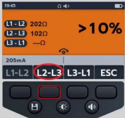 Megger MTR105 - Continuite des 3 phases - 8