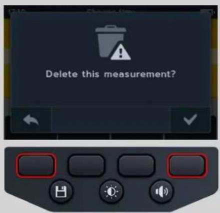 Megger MTR105 - Suppression d'un seul test - 8