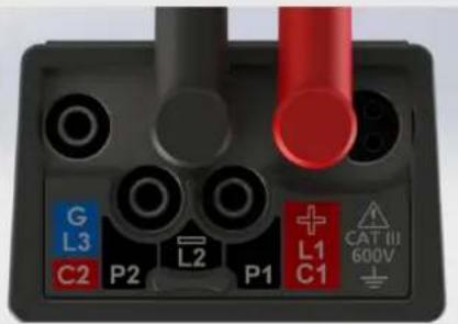 Megger MTR105 - Mode de test Sous-mode de test Branchement des cordons - 16