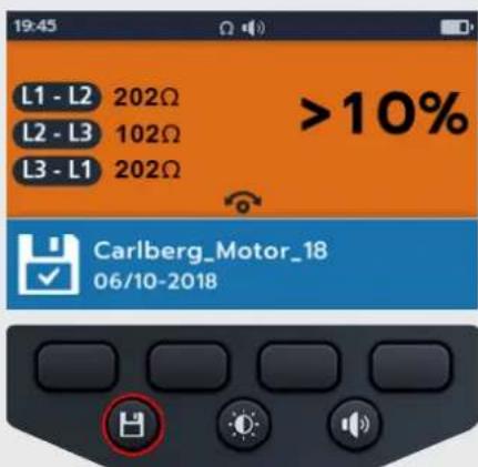 Megger MTR105 - Continuite des 3 phases - 11
