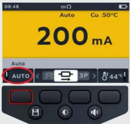 Megger MTR105 - Auto Single direction test - 4