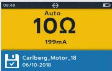 Megger MTR105 - Auto Single direction test - 6