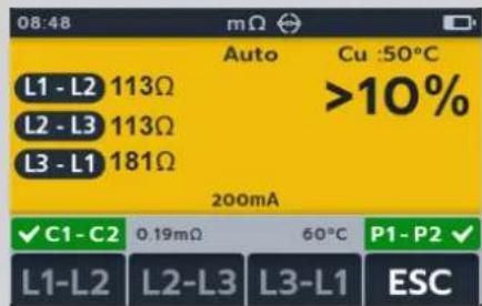 Megger MTR105 - DLRO « 3 Phase » - 8